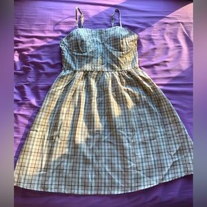 Shein Plaid Babydoll Dress